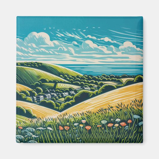 De Sussex Downs Magneet (Voorkant)