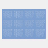 de sutra(hannya shingyo)Japan 3 wit Inpakpapier Vel (Voorkant 3)