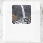 De Svartifoss waterval in IJsland sticker (Tas)