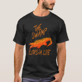 De Swamp Gator Florida Swamp T-shirt (Voorkant)