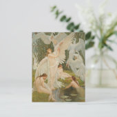 De Swan Maidens van Walter Crane Briefkaart (Staand voorkant)