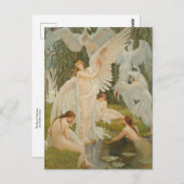 De Swan Maidens van Walter Crane Briefkaart (Voorkant / Achterkant)