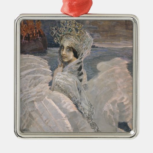 De Swan Princess Metalen Ornament (Voorkant)