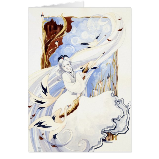 De Swan Queen Card (Voorkant)