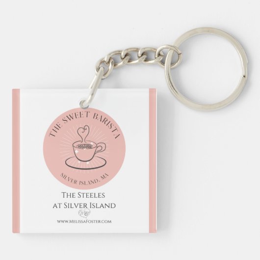 De Sweet Barista Sleutelhanger (Achterkant)