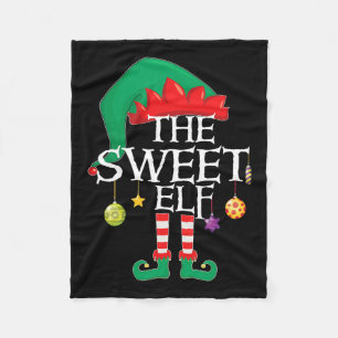 De Sweet Elf Squad Kerstmis Bijpassende Familie Xm Fleece Deken