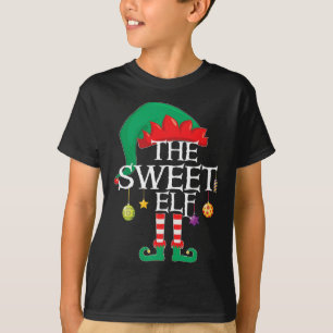 De Sweet Elf Squad Kerstmis Bijpassende Familie Xm T-shirt