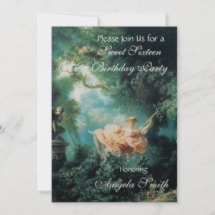 DE SWEET SIXTEEN PARTIJ Champagne Metallic Kaart