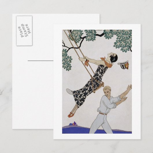 De Swing, jaren 20 Briefkaart (Voorkant / Achterkant)
