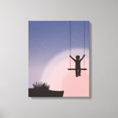 De swinger canvas afdruk (Voorkant)