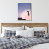 De swinger canvas afdruk (Insitu (Slaapkamer))