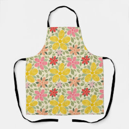 De Swirl Garden Keukenhanddoek Schort