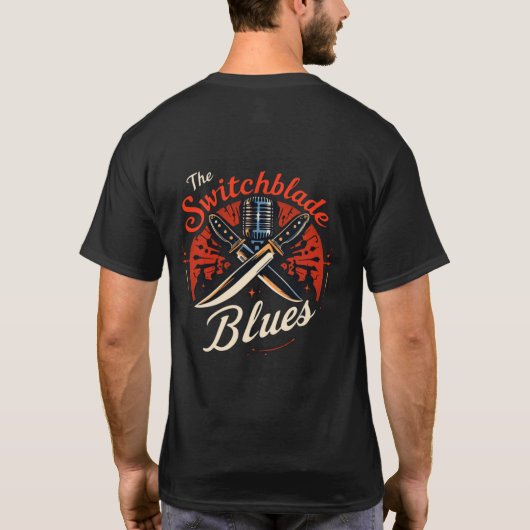 De Switchblade Blues T-shirt (Achterkant)