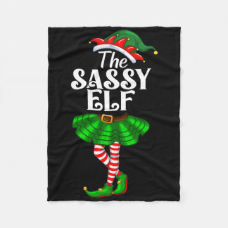De Sy Elf Kerstmis Grappige Kerst Overeenkomstige  Fleece Deken