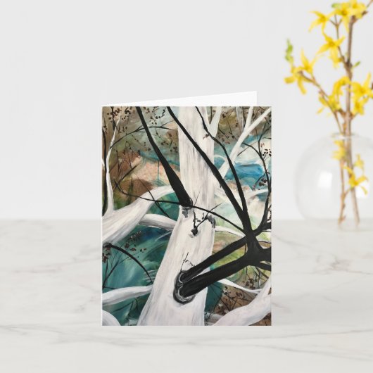 De Sycamore Tree, Abstract Kaart (Gele Bloem)