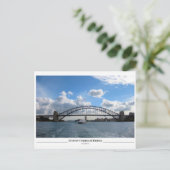 De Sydney Harbourbrug Briefkaart (Staand voorkant)