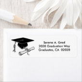 De Symbolen van de Partij van de graduatie keren h Etiket (Insitu)