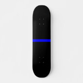 De symbolische dun blauwe lijn grafisch skateboard (Voorkant)