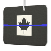 De symbolische dun blauwe lijn op Canadese maaple  Luchtverfrisser (Links)