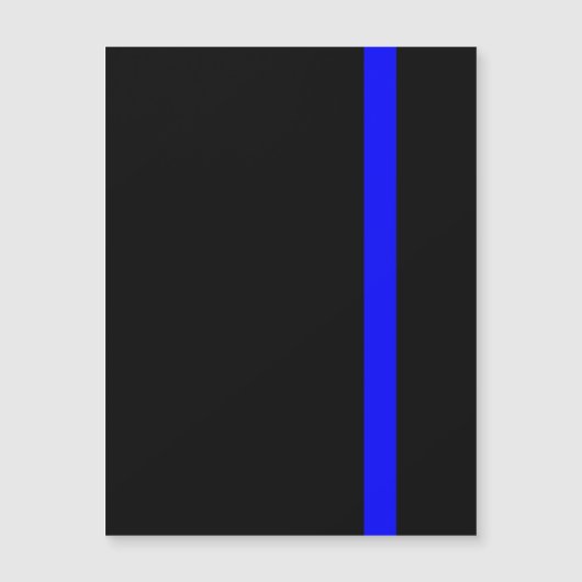 De symbolische dun blauwe lijn verticaal (Voorkant)