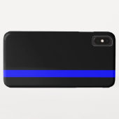 De symbolische dun blauwe lijn verticaal Case-Mate iPhone case (Achterkant (horizontaal))