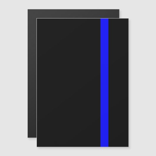 De symbolische dun blauwe lijn Verticale stijl (Voorkant / Achterkant)