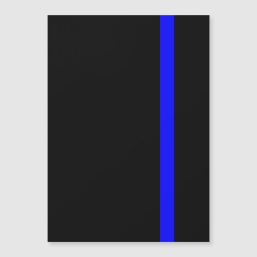 De symbolische dun blauwe lijn Verticale stijl (Voorkant)