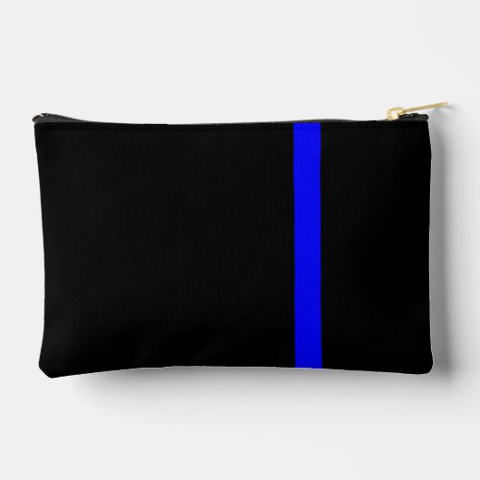 De symbolische dun blauwe lijn Verticale stijl Etui (Achterkant)