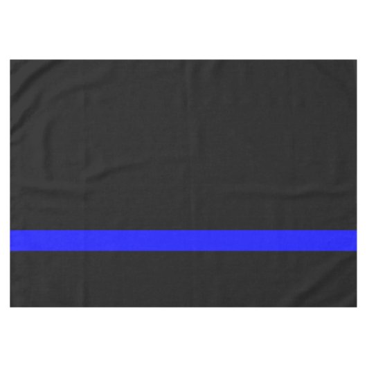 De symbolische dun blauwe lijn Verticale stijl Tafelkleed (Voorkant (Horizontaal))