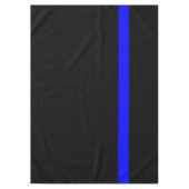 De symbolische dun blauwe lijn Verticale stijl Tafelkleed (Voorkant)