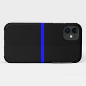 De symbolische dun blauwe lijnverklaring Case-Mate iPhone case (Achterkant (horizontaal))