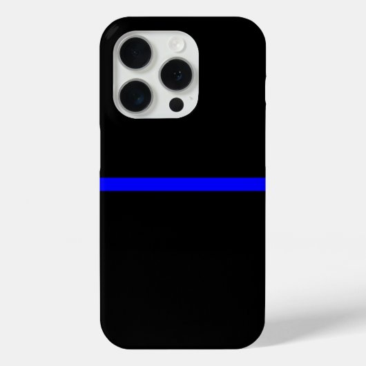 De symbolische dun blauwe lijnverklaring Case-Mate iPhone case (Achterkant)