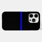 De symbolische dun blauwe lijnverklaring Case-Mate iPhone case (Achterkant (horizontaal))