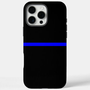 De symbolische dun blauwe lijnverklaring iPhone 16 pro max hoesje