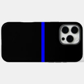 De symbolische dun blauwe lijnverklaring Case-Mate iPhone case (Achterkant (horizontaal))