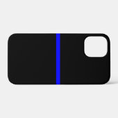 De symbolische dun blauwe lijnverklaring Case-Mate iPhone case (Achterkant (horizontaal))