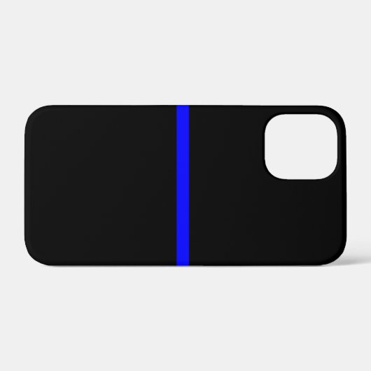De symbolische dun blauwe lijnverklaring Case-Mate iPhone case (Achterkant (horizontaal))