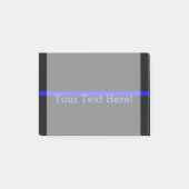 De symbolische dunne blauwe lijn personaliseert di post-it® notes (Voorkant)