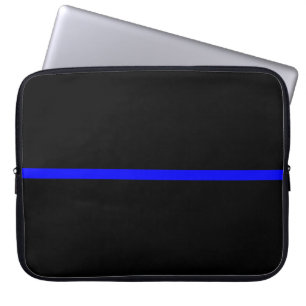 De Symbolische Dunne Blauwe Lijn Verklaring Laptop Sleeve