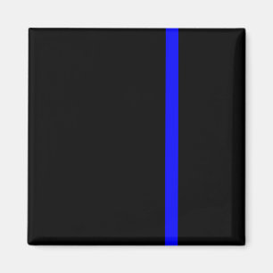 De Symbolische Dünne Blauwe Lijn Verticaal Magneet