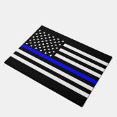 De symbolische Dunne Grafische de V.S. Vlag van Deurmat (Schuin)