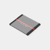 De symbolische Thin Rode Lijn personaliseert dit Post-it® Notes (Schuin)