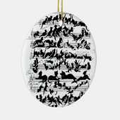 De symfonie van de kat-vector keramisch ornament (Rechts)