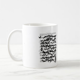 De symfonie van de kat-vector koffiemok