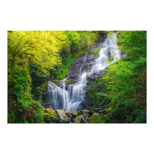 De Symfonie van de Natuur: de Watervallen van Kill Foto Afdruk (Voorkant)
