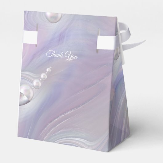 De symfonie van het zwemmen met de moeder van Pear Bedankdoosjes (Achterkant)