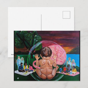 De Symfonie van Ziels Schilderij door Alfred Fox Briefkaart