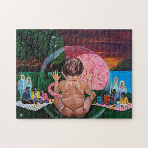 De Symfonie van Ziels Schilderij door Alfred Fox Legpuzzel