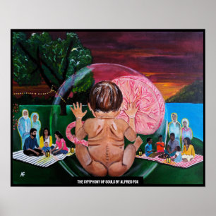 De Symfonie van Ziels Schilderij door Alfred Fox Poster