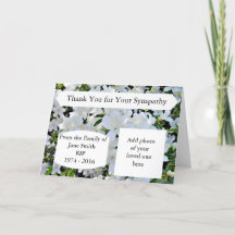 De sympathie dankt u Gepersonaliseerde Kaarten